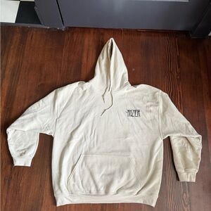 Hozier 2025 Cream Hoodie with Embroidered Logo